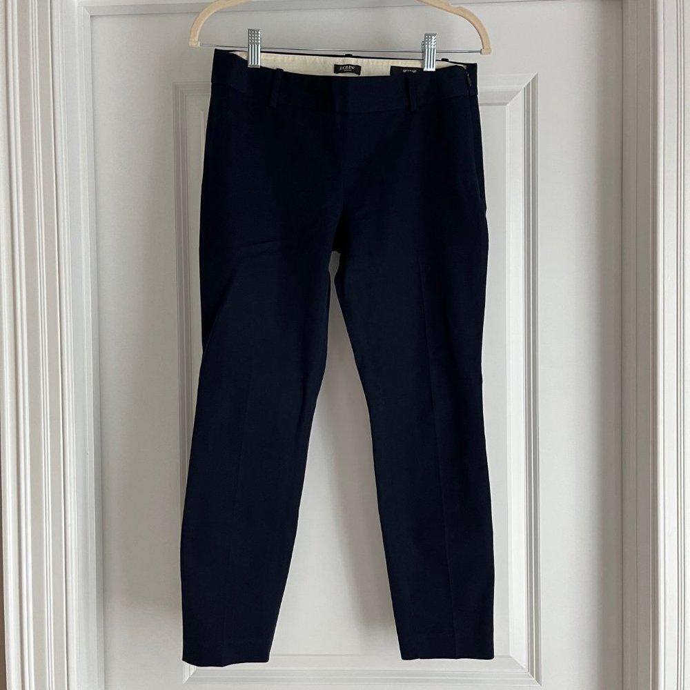 J. Crew Stretch Minnie Ankle Pants Navy Size 0